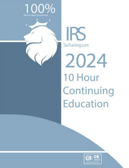 2024 IRS 10 hour Continuing Education