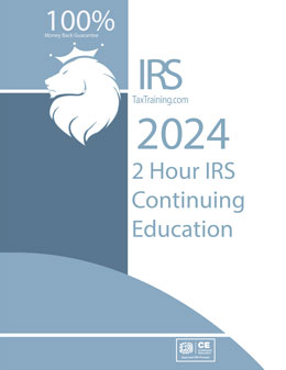 2024 IRS 2 hour Ethics Continuing Education