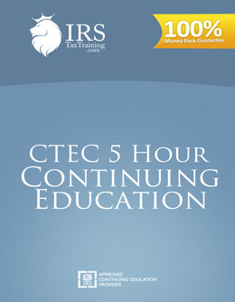 2021 CTEC 5 hour California Continuing Education